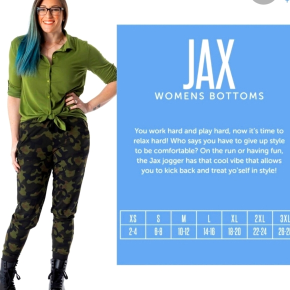 Lularoe Breast Cancer Awareness Jax Joggers S NWT - Picture 3 of 3